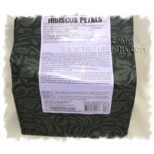 Hibiscus Petals - BULK 500g Creston BC Tea